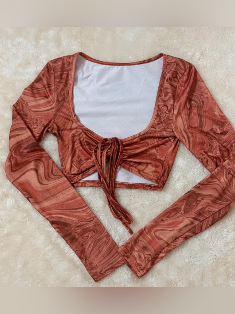 Crop top long sleeve